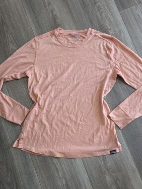 Patagonia Long-Sleeve Crewneck Top - Peach